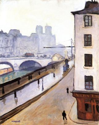 Мост Сен-Мишель и Нотр-Дам, 1905