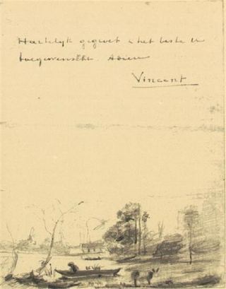 Город д'Авре: L'Etang au Batelier, 1875