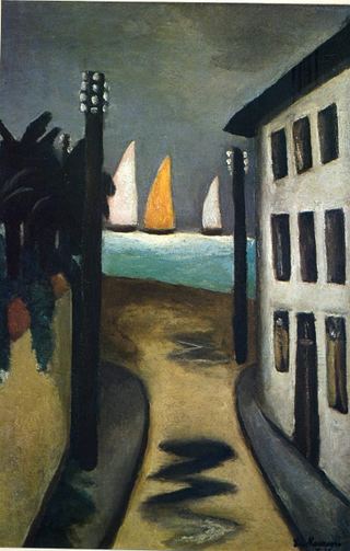 Маленький пейзаж, Виареджо, 1925 - Макс Бекманн