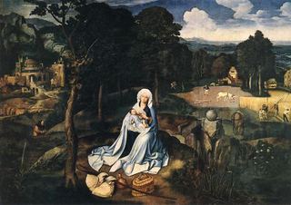 Отдых во время бегства в Египет, 1518 - 1520