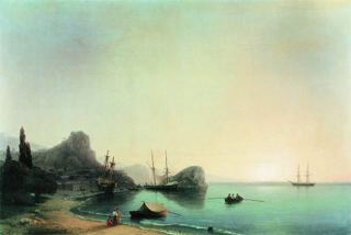 Итальянский пейзаж 1855 95х142