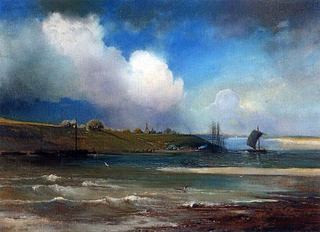 Вид Волги под Юрьевцем. 1870-е
