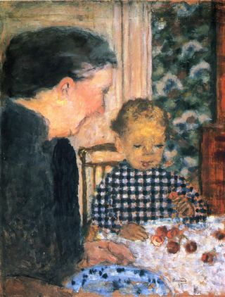 Ребенок ест вишню, 1895