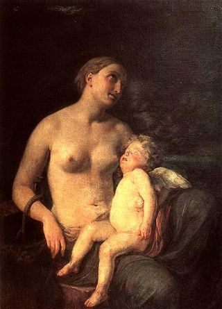 Надежда, питающая любовь, 1824 - Карл Брюллов