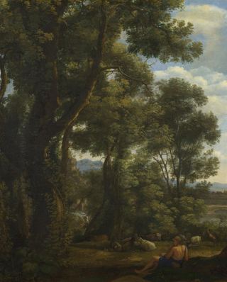 Пейзаж с пастухом, 1636