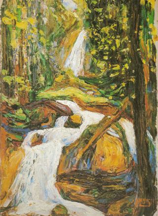 Кохель: Водопад I, 1900 - Василий Кандинский