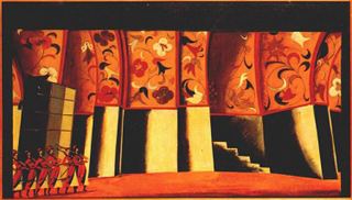 Эскиз декорации «Иван Сусанин» Глинки, 1912 - 1914 - Владимир Татлин