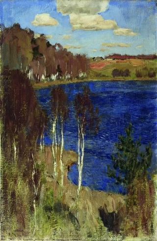 Озеро. Весна. 1898