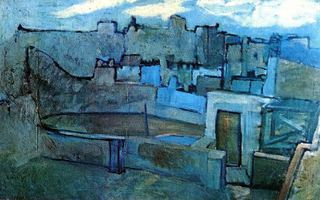 1903 г. Крыши Барселоны.