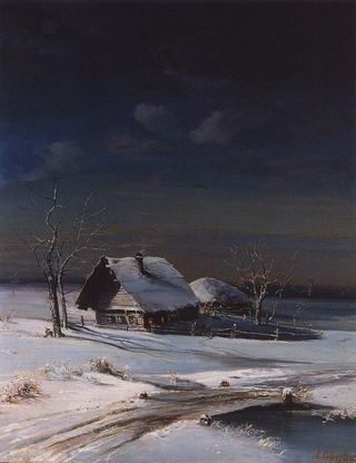 Зимний пейзаж. 1871