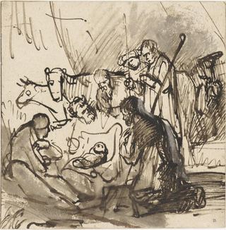 Поклонение пастухов, 1648
