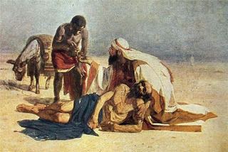 Добрый самаритянин, 1874 - Василий Суриков