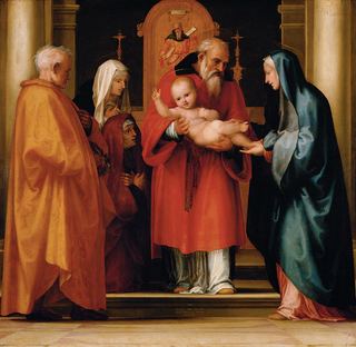 Сцена Христа в храме, 1516 - Фра Бартоломео