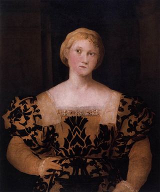 Портрет Паолы Приули, 1528 - Пальма Веккьо