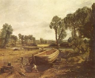 Лодкостроение, 1815 - Джон Констебль