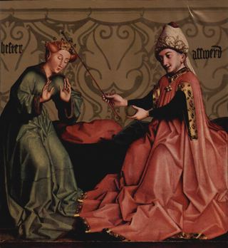 Эстер перед Артаксерксом, c.1435 - Конрад Витц