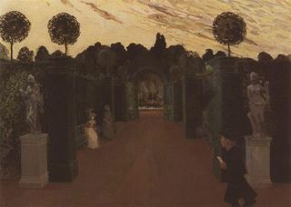 Письмо (Таинственный посланник), 1896 - Константин Сомов