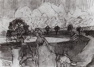 Свидание, 1896 - Константин Сомов