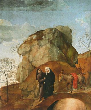 Триптих Портинари (фрагмент), c.1475 - Хьюго ван дер Гус