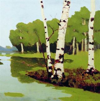 Березы, 1879 - Архип Куинджи
