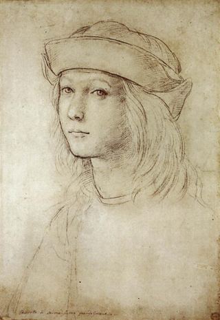 Автопортрет, c.1499 - Рафаэль