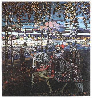 Пара верхом, 1906 - Василий Кандинский
