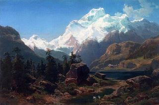 Швейцарский вид. 1862