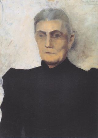 Портрет старухи, c.1898 - Паула Модерсон-Беккер