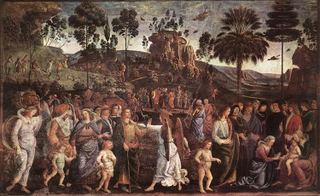 Путешествие Моисея в Египет, c.1482