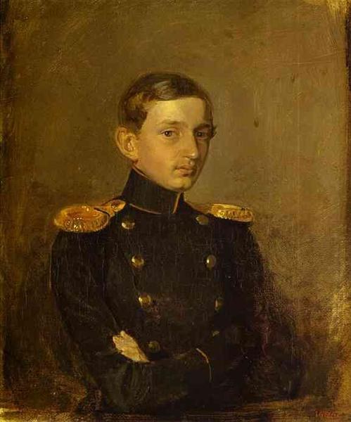 Портрет М. П. Ждановича, 1846 - 1847 - Павел Федотов