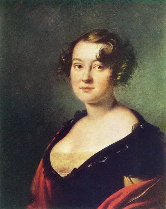 Портрет Голициной. 1815. Х.