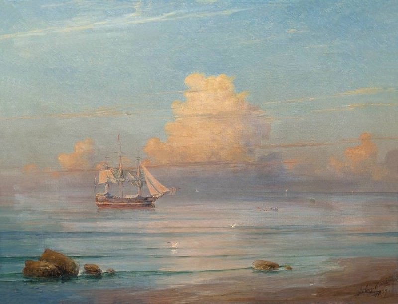 Морской вид 1899 38х50