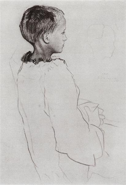 Девушка Оля 2, 1896 - Константин Сомов