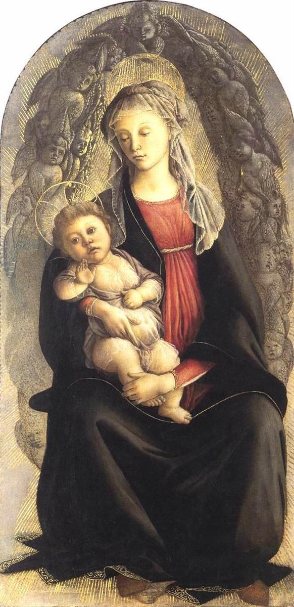 Мадонна во славе с Серафимом, 1470