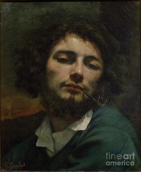 Автопортрет (Мужчина с трубкой), 1848 - 1849