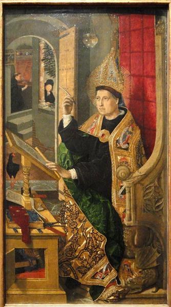 Святой Августин, 1485 - Бартоломе Бермеджо