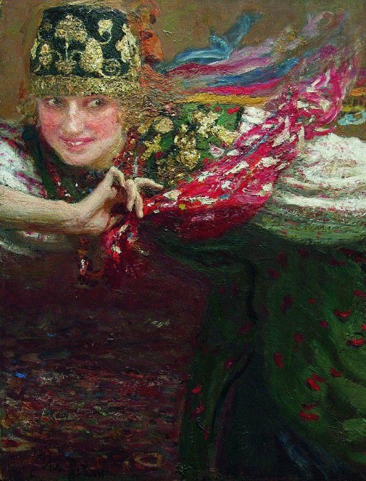 Танцующая. -е
