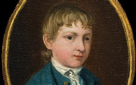 Миниатюрный портрет мальчика (предположительно автопортрет), около 1737 года