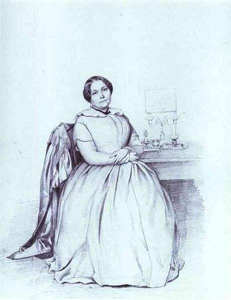 Портрет М.Е. Шишмарева, 1849 - Павел Федотов