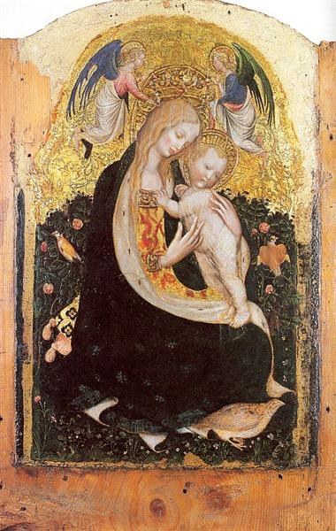 Мадонна и перепелка, 1420