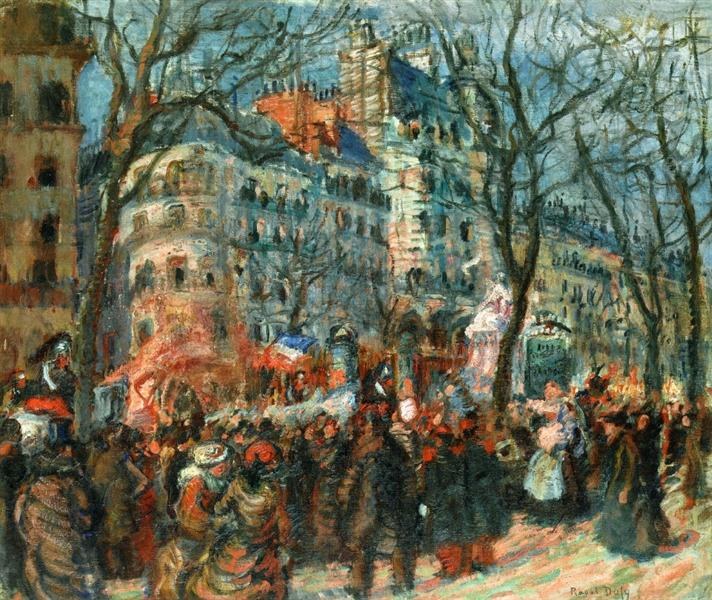 Карнавал на Больших бульварах, 1903