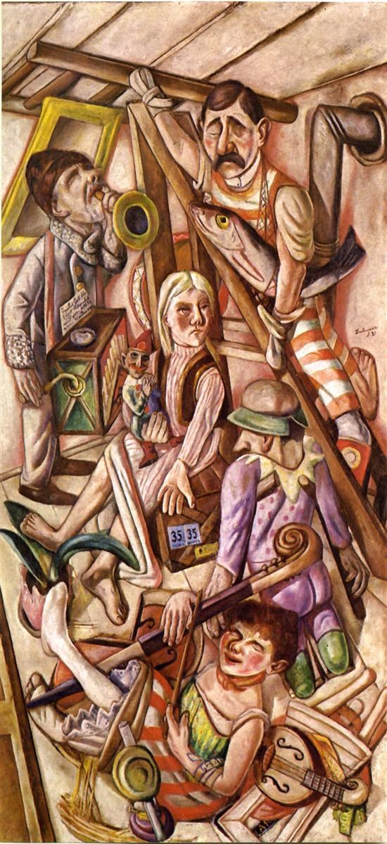 Сон, 1921 - Макс Бекманн