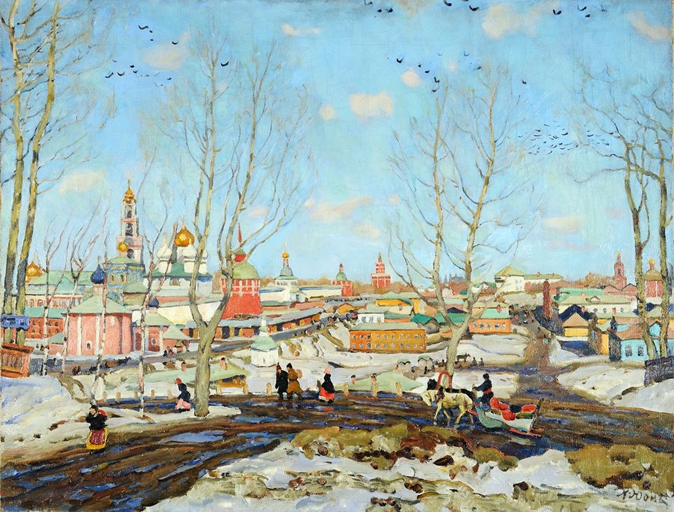 Весна в Троицкой лавре