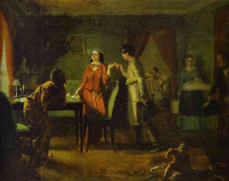 Модная жена (Львица), 1849 - Павел Федотов