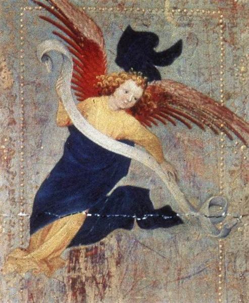 Ангел (из Алтаря Филиппа Смелого), 1399 - Мельхиор Бродерлам