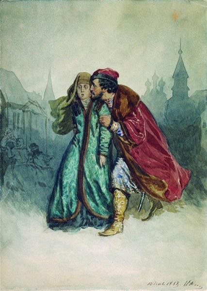 Купец Калашников, 1868 - Илья Репин
