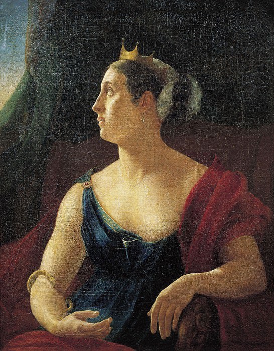 Портрет Е. С. Семёновой в роли Клеопатры. Х.