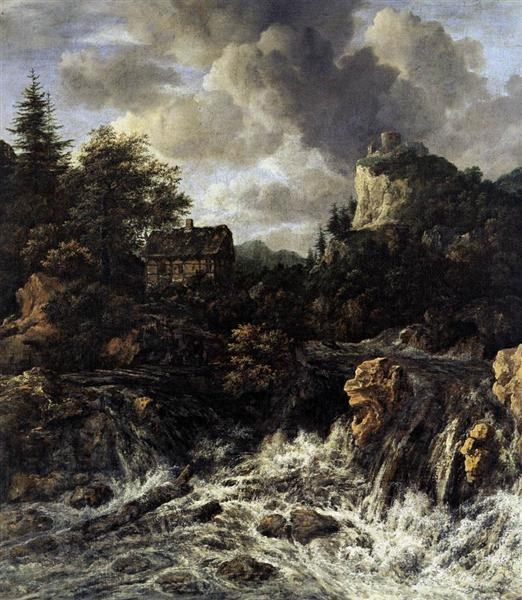 Водопад, 1670 - Якоб ван Рейсдал