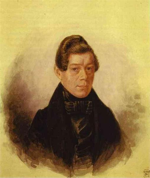 Портрет М. М. Родивановского, c.1836 - Павел Федотов