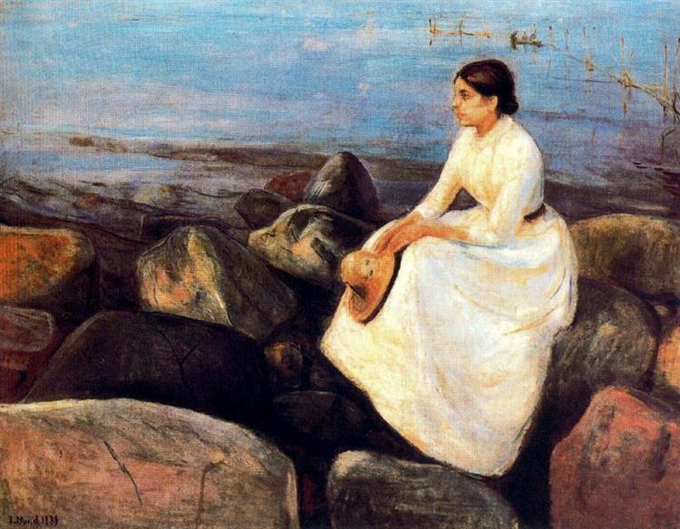 Летняя ночь (Ингер на берегу), 1889
